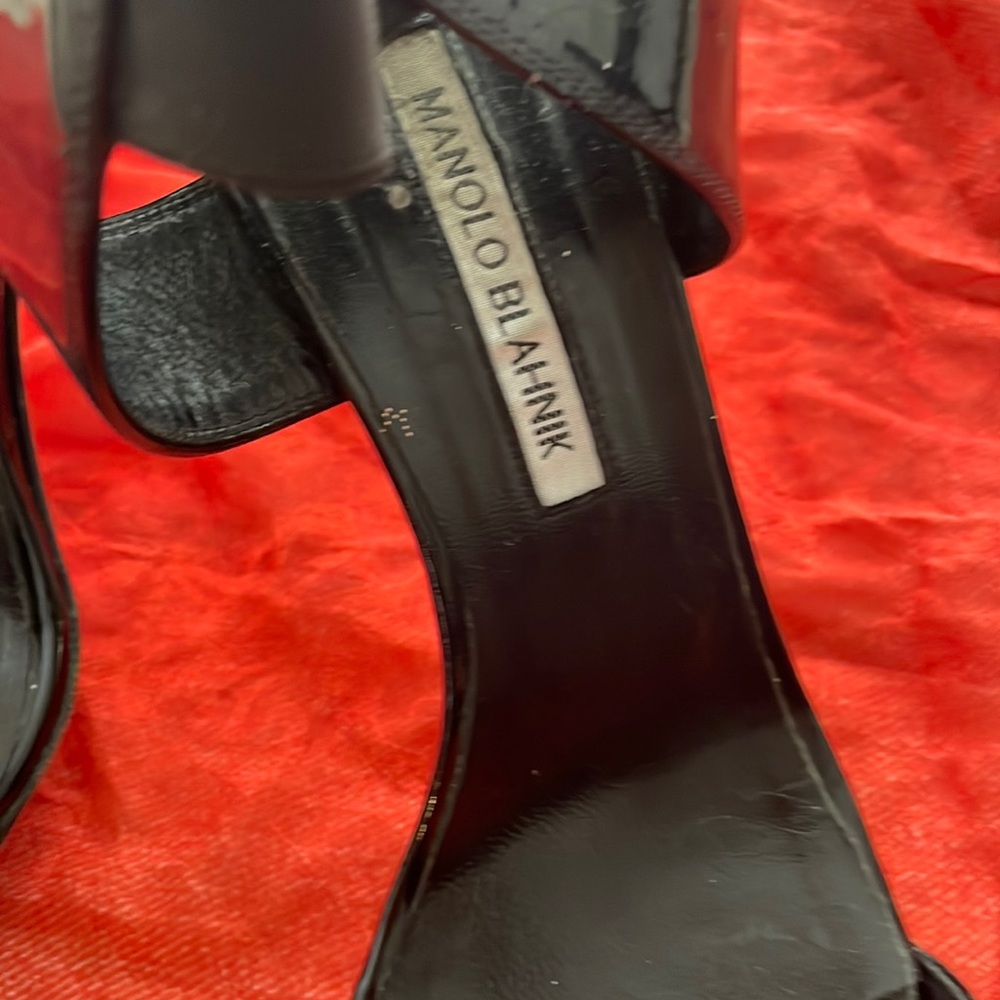 Manolo Blahnik women open toe high heel sandals shoes - Picture 2 of 6